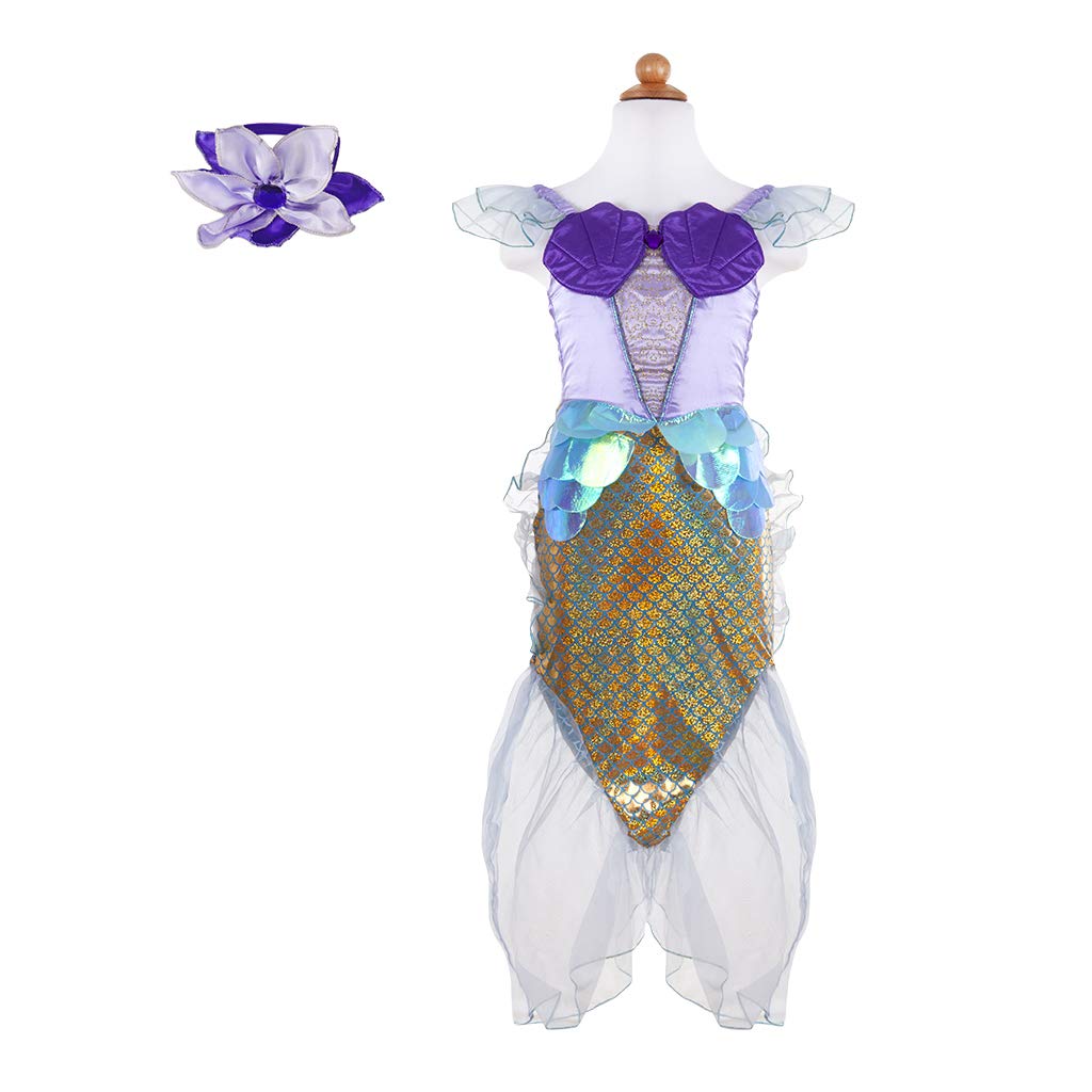 Amazon.com: Great Pretenders Mermaid Dress, Blue/Lilac, Size 5-6